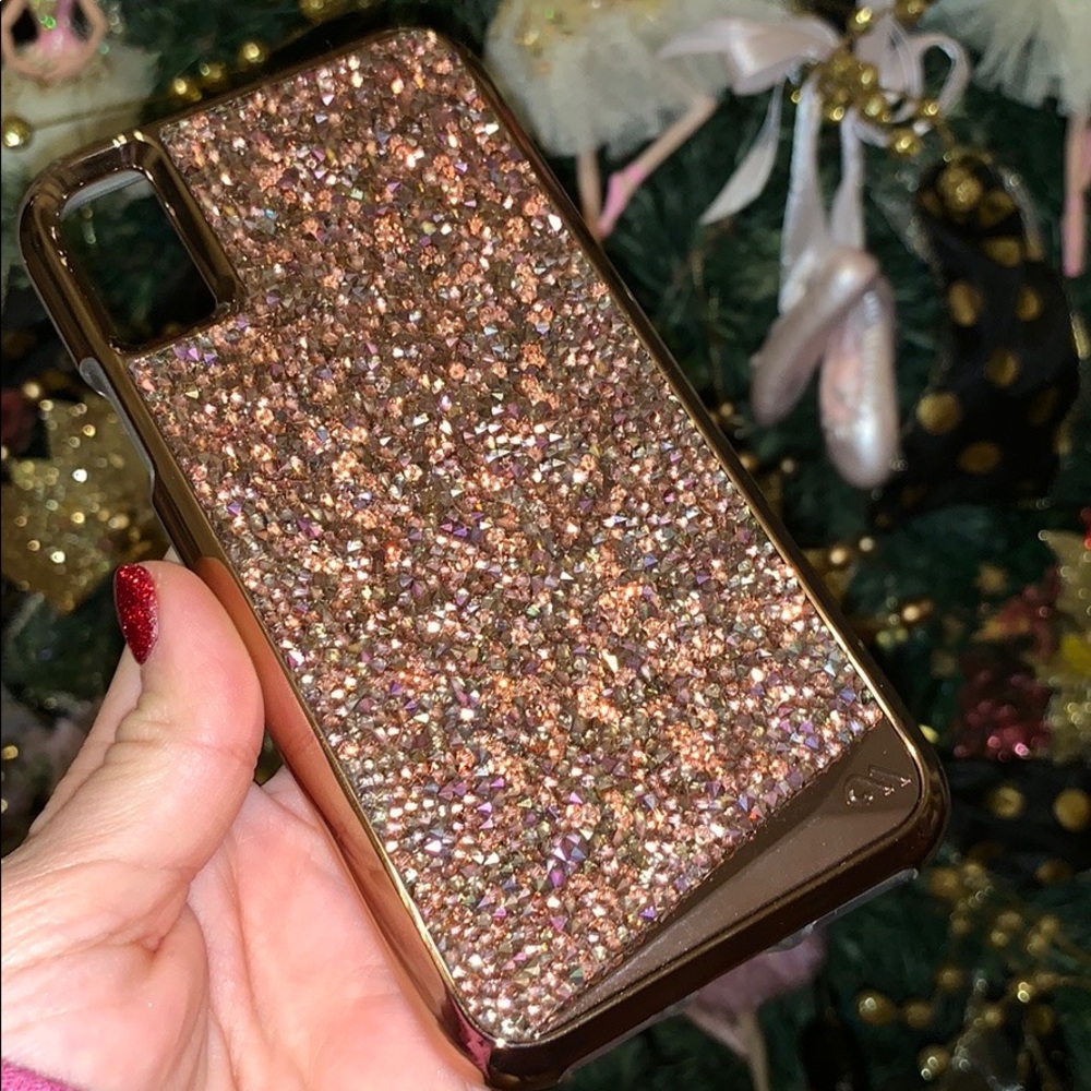 Casemate Rose Gold IPhone X case//lightly worn